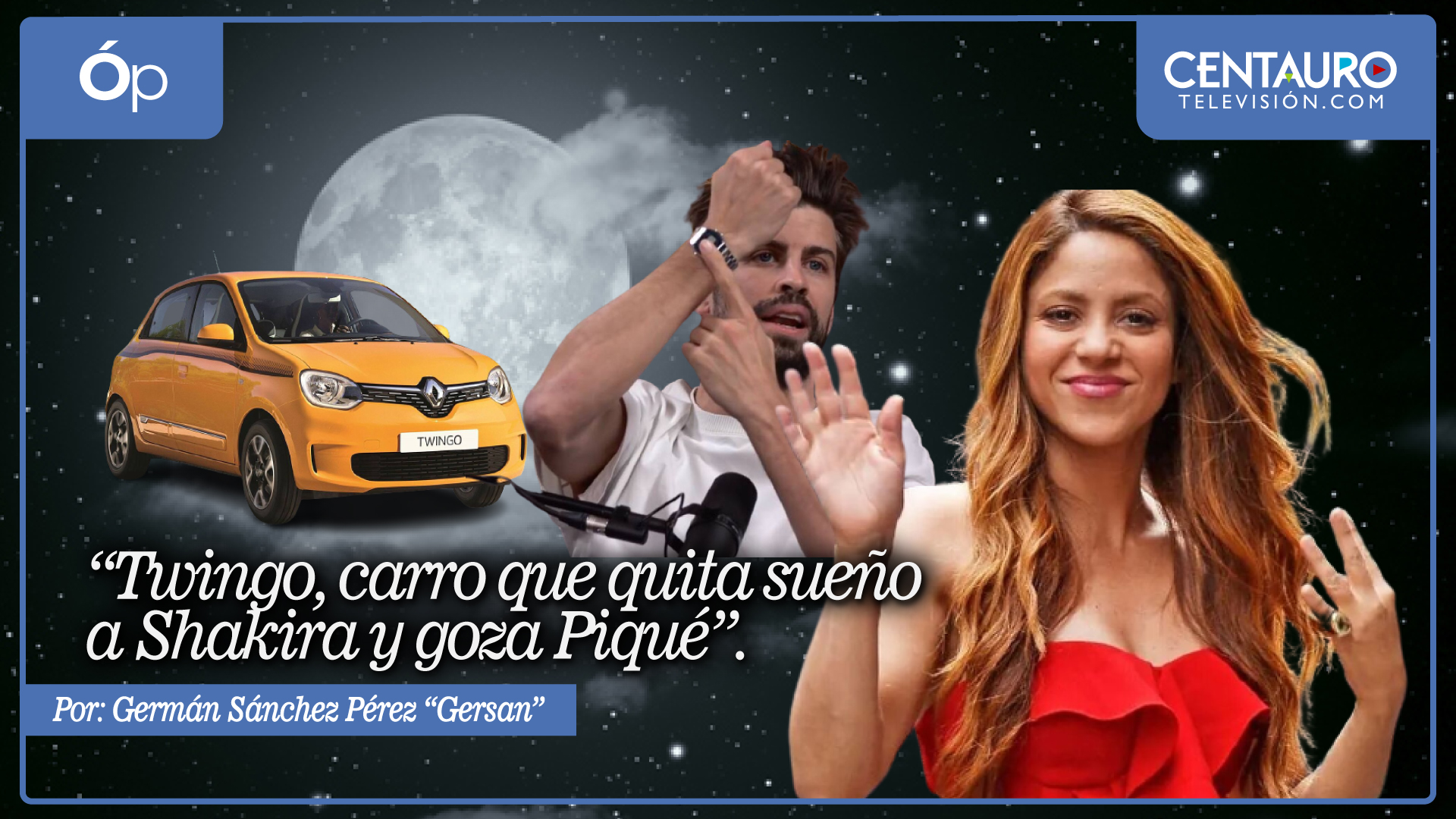 “Twingo, carro que quita sueño a Shakira y goza Piqué”.