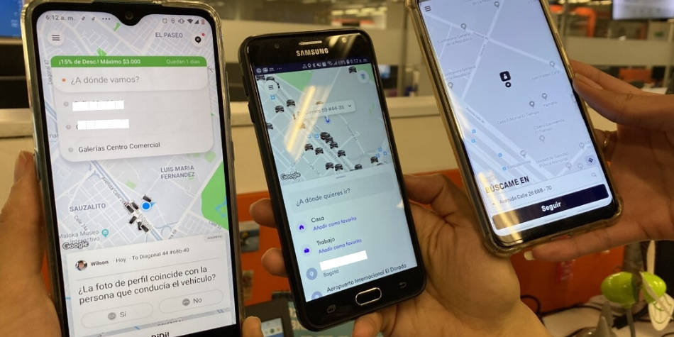Uber, Didi, Cabify: ¿Cuál es la app de transporte preferida por los colombianos?