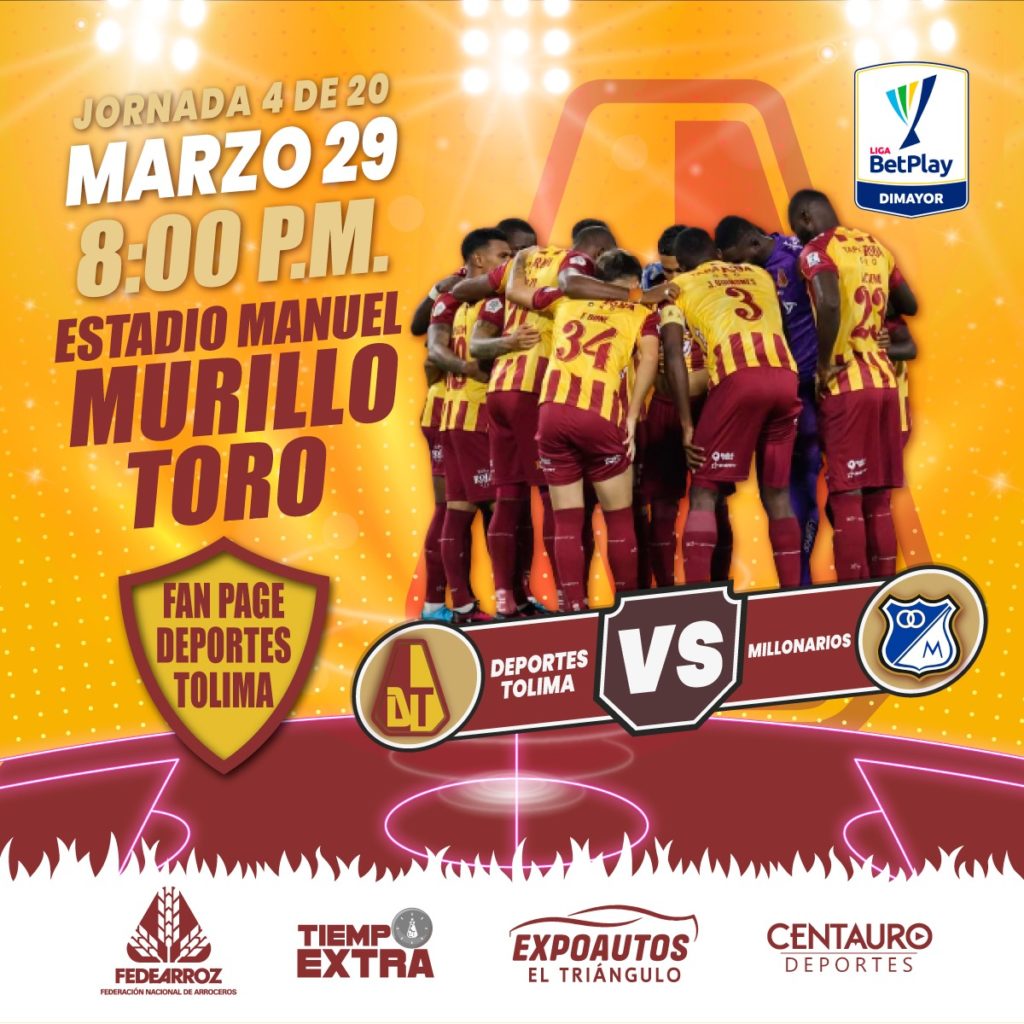 <strong>Habrá cierre de fronteras para el partido entre Deportes Tolima y Millonarios</strong>
