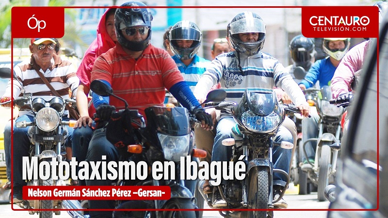 Mototaxismo en Ibagué