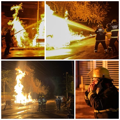 Incendio averió redes de gas y no habrá suministro en la ciudad hoy martes