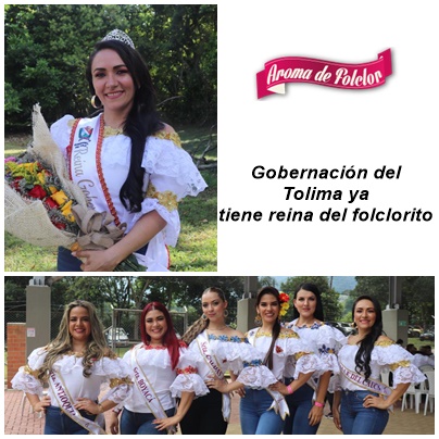 Gobernación del Tolima ya tiene reina del folclorito