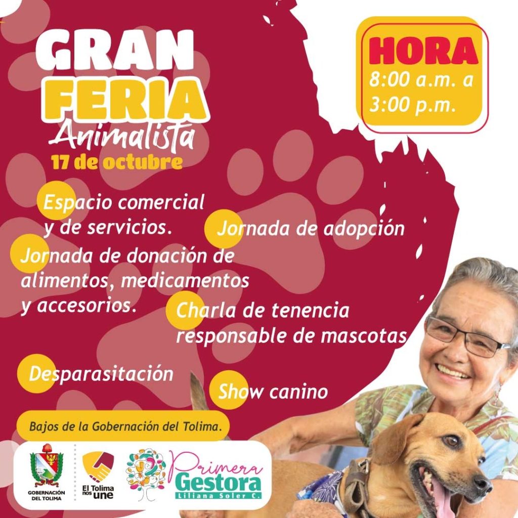 Gran Feria Animalista de la Gobernación del Tolima