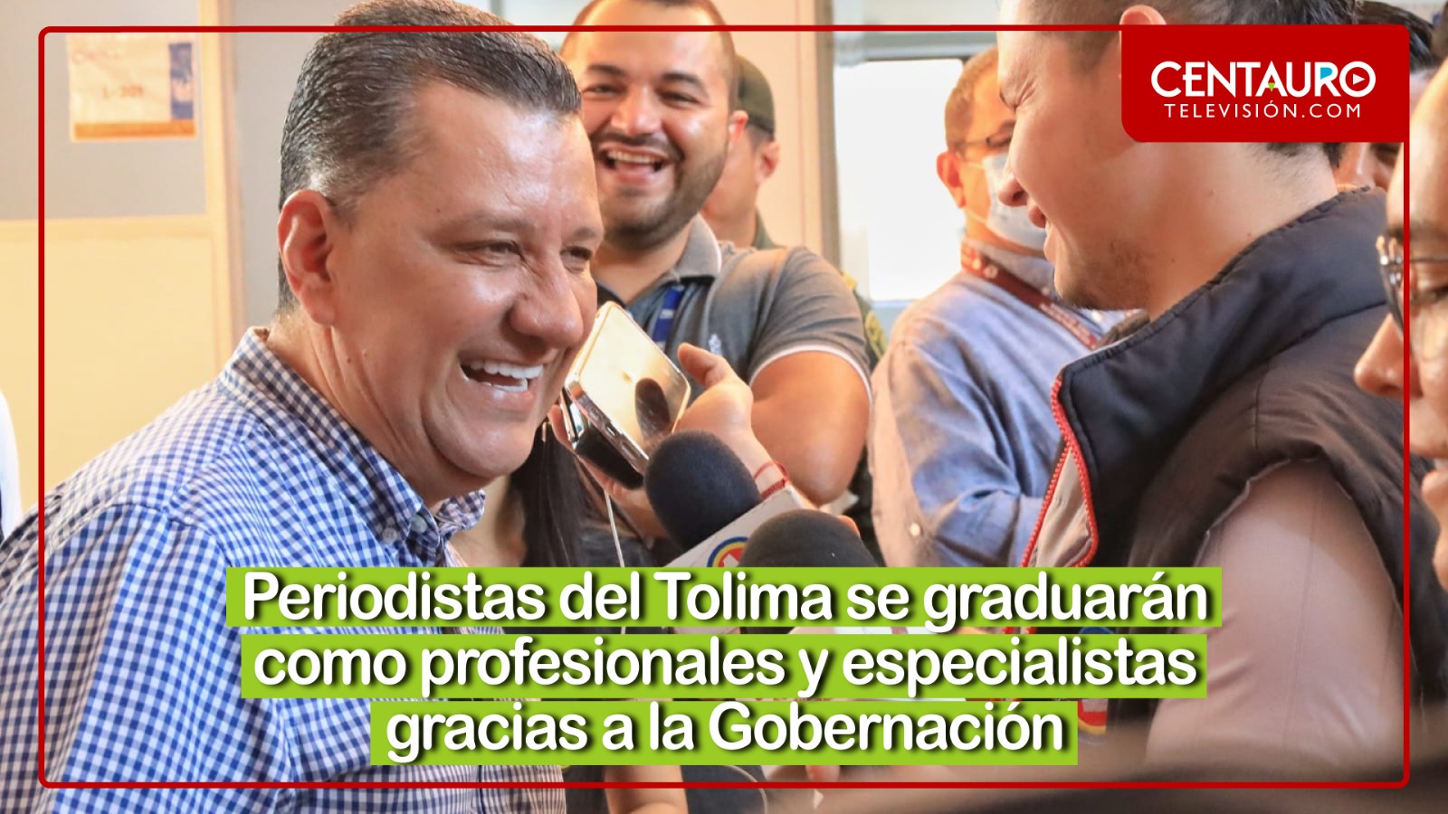 Periodistas del Tolima se graduarán como profesionales y especialistas gracias a la Gobernación