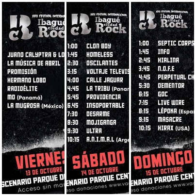 Estas son las novedades de Ibagué Ciudad Rock 2023