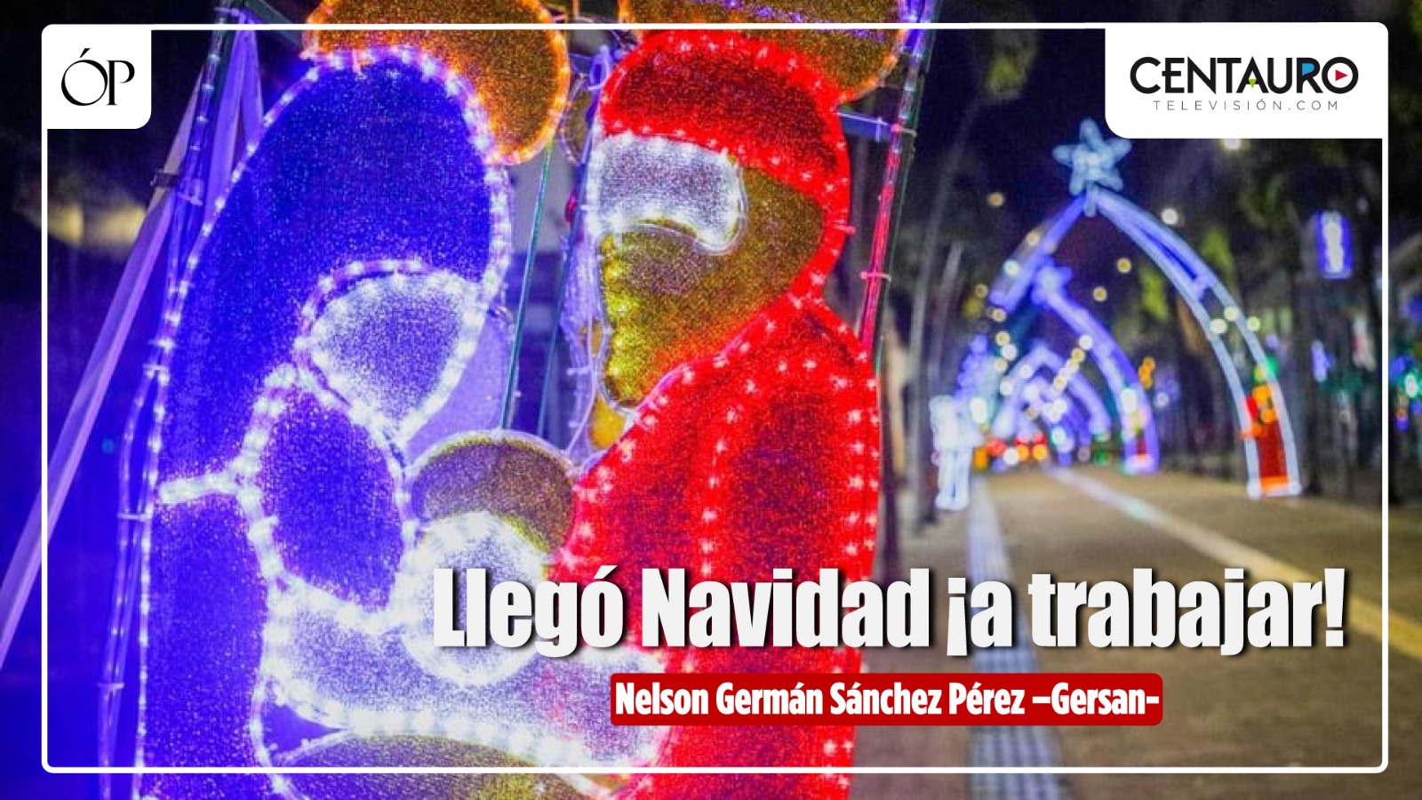 Llegó Navidad ¡a trabajar!