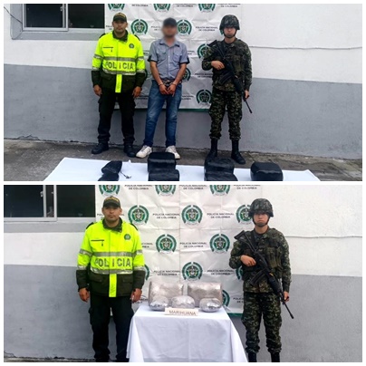 Un capturado y más de 33.000 dosis de marihuana fueron incautadas en Cajamarca.