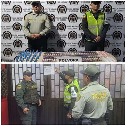 La Policía Continua con las operaciones de prevención y control del Escuadrón Antipólvora.