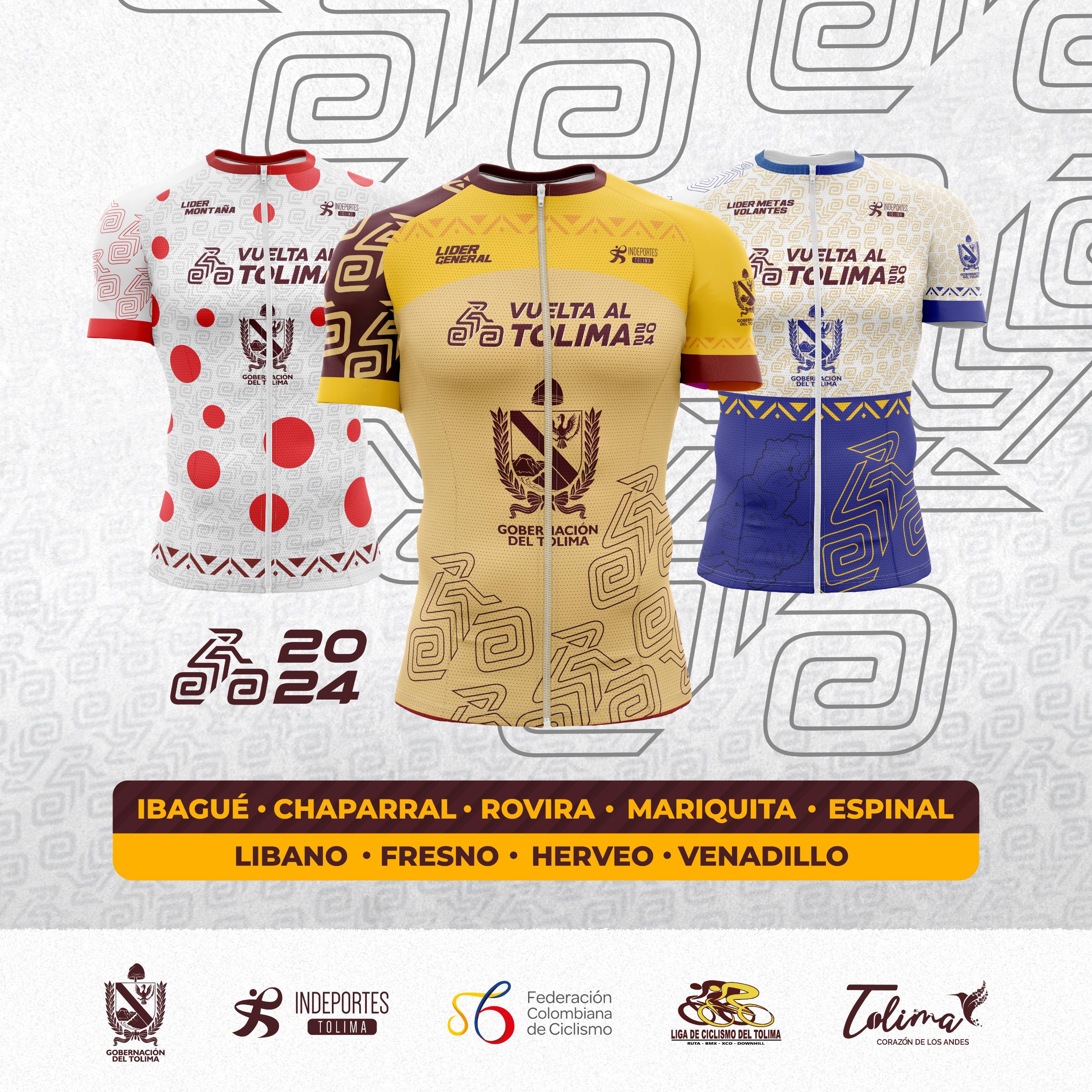 Así será el recorrido de la vuelta al Tolima 2024 “En el corazón de los Andes”