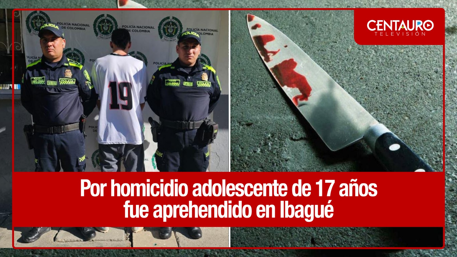 Por homicidio un adolescente de 17 años fue aprehendido en Ibagué