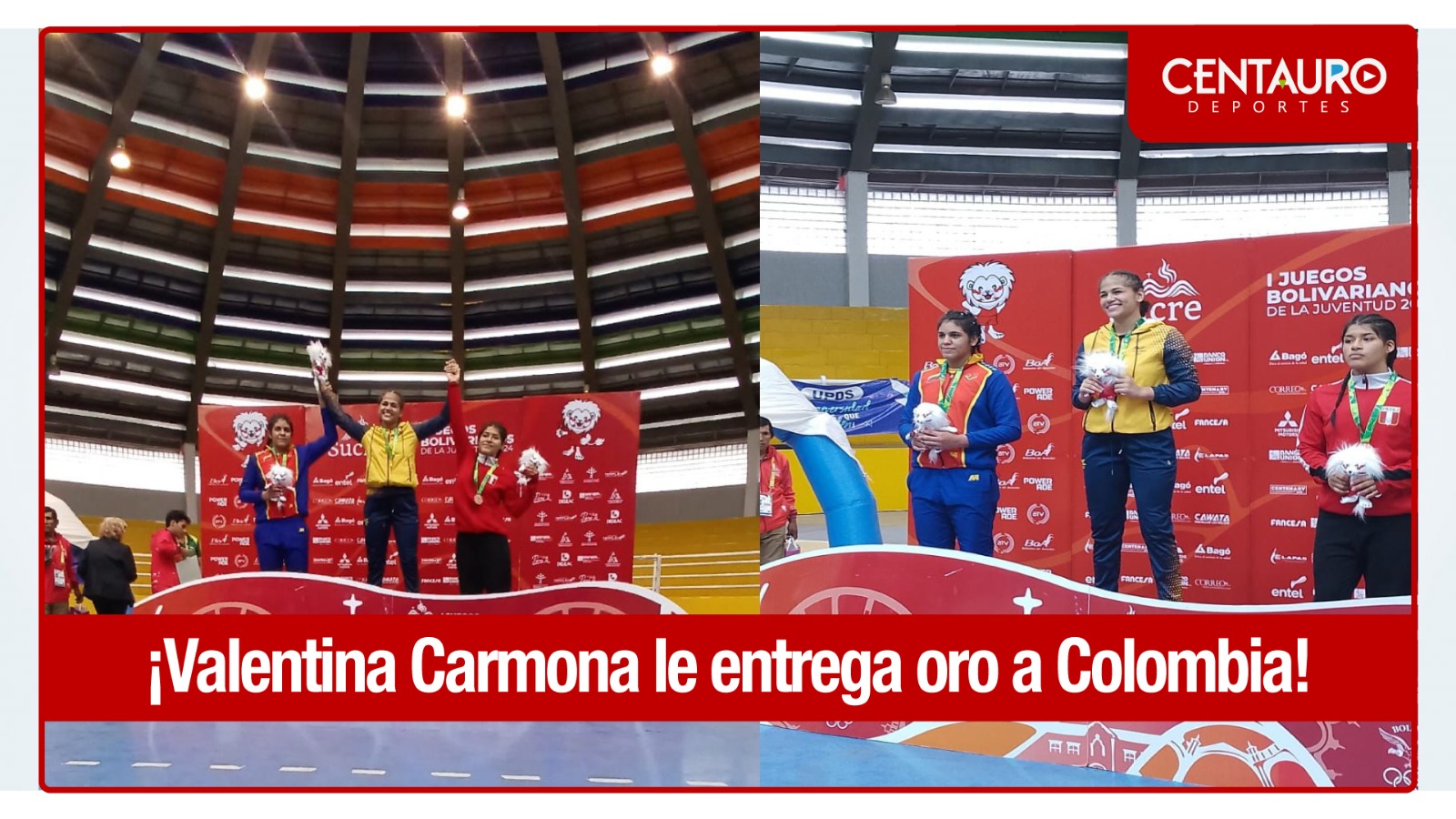Valentina Carmona le entrega oro a Colombia