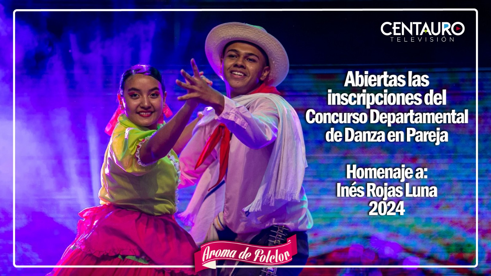 Abiertas inscripciones del Concurso Departamental de Danza en Pareja, homenaje a Inés Rojas Luna 2024