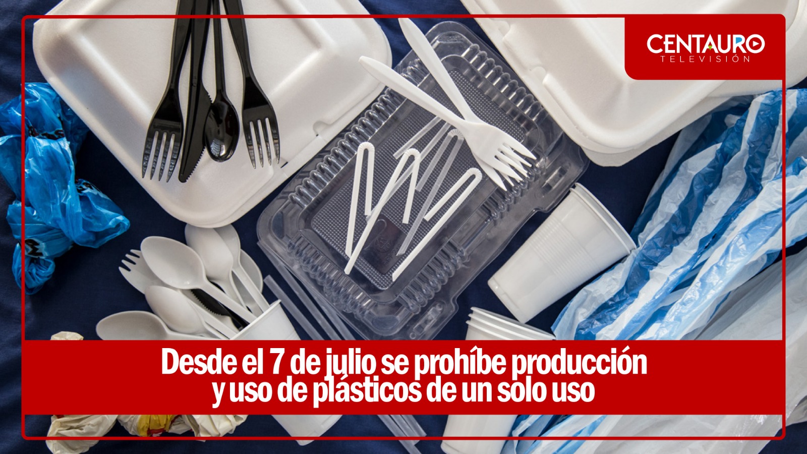 Ocho productos de plástico de un solo uso se prohibirían a partir de junio