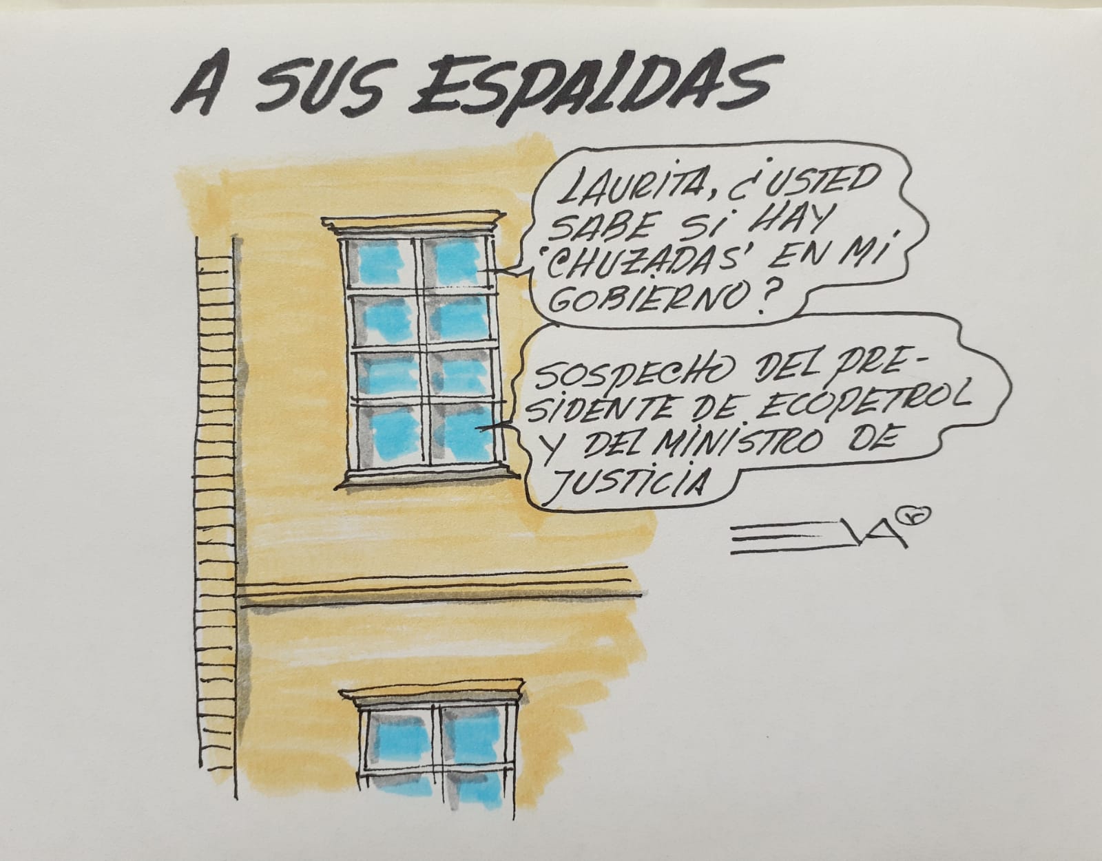 A SUS ESPALDAS