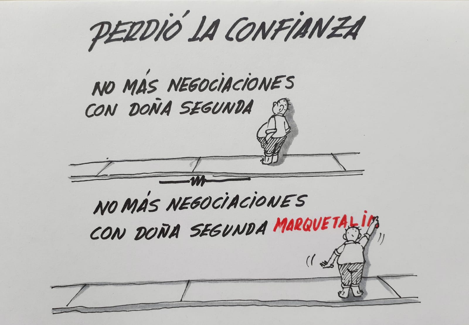 PERDIÓ LA CONFIANZA