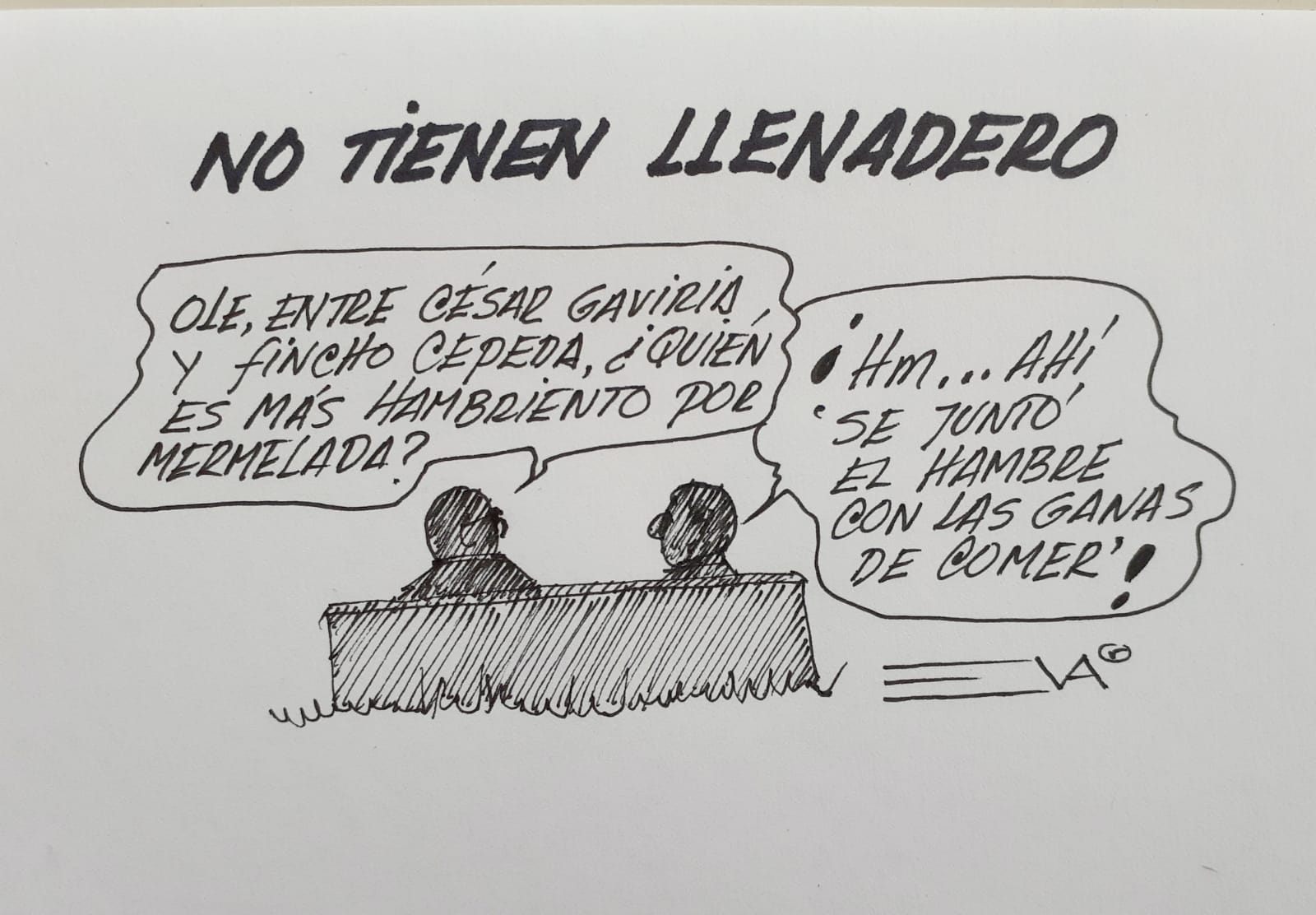 NO TIENEN LLENADERO