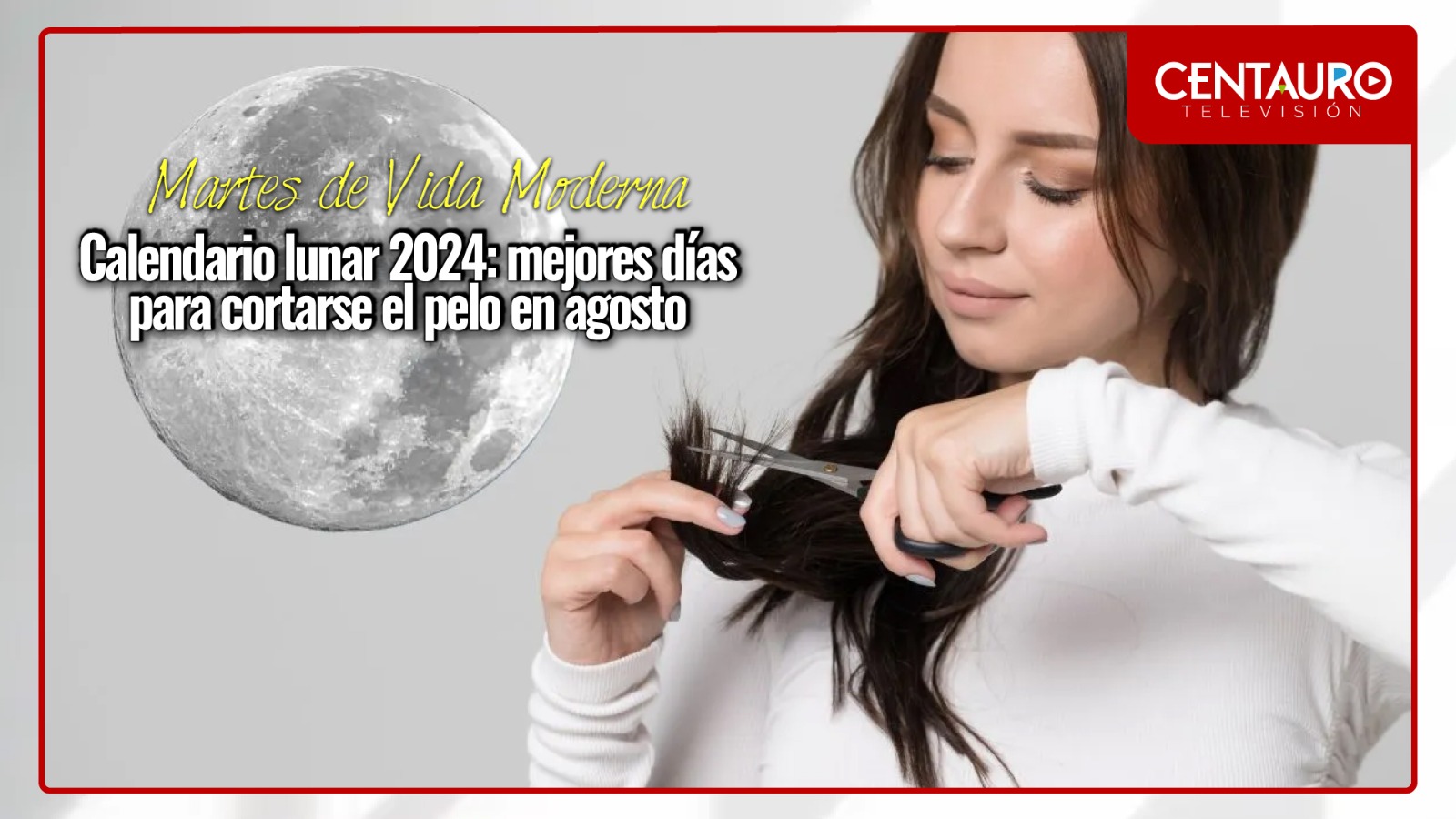 Calendario lunar 2024: mejores días para cortarse el pelo en agosto