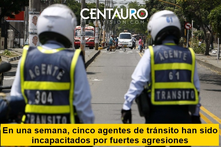 En una semana, cinco agentes de tránsito han sido incapacitados por fuertes agresiones