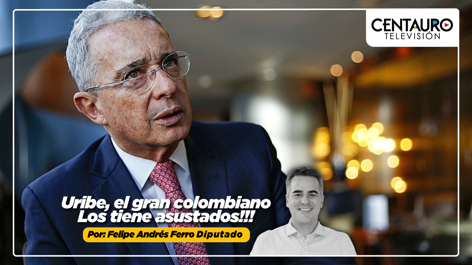 ¡¡¡Uribe, el gran colombiano los tiene asustados!!!