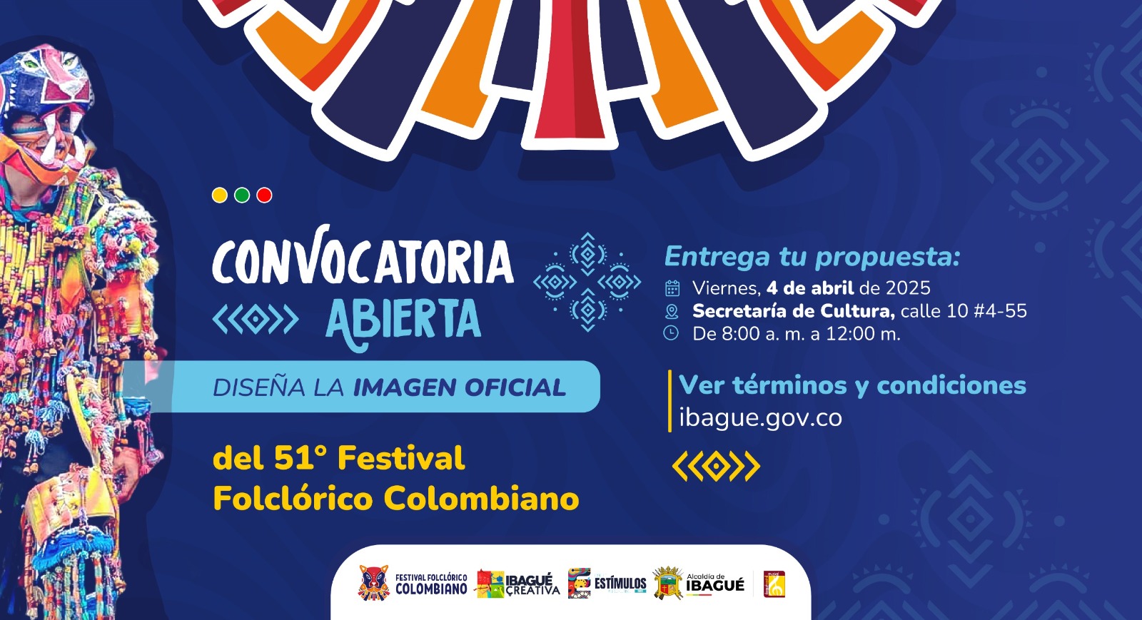 Abierta convocatoria para la línea gráfica del 51° Festival Folclórico Colombiano