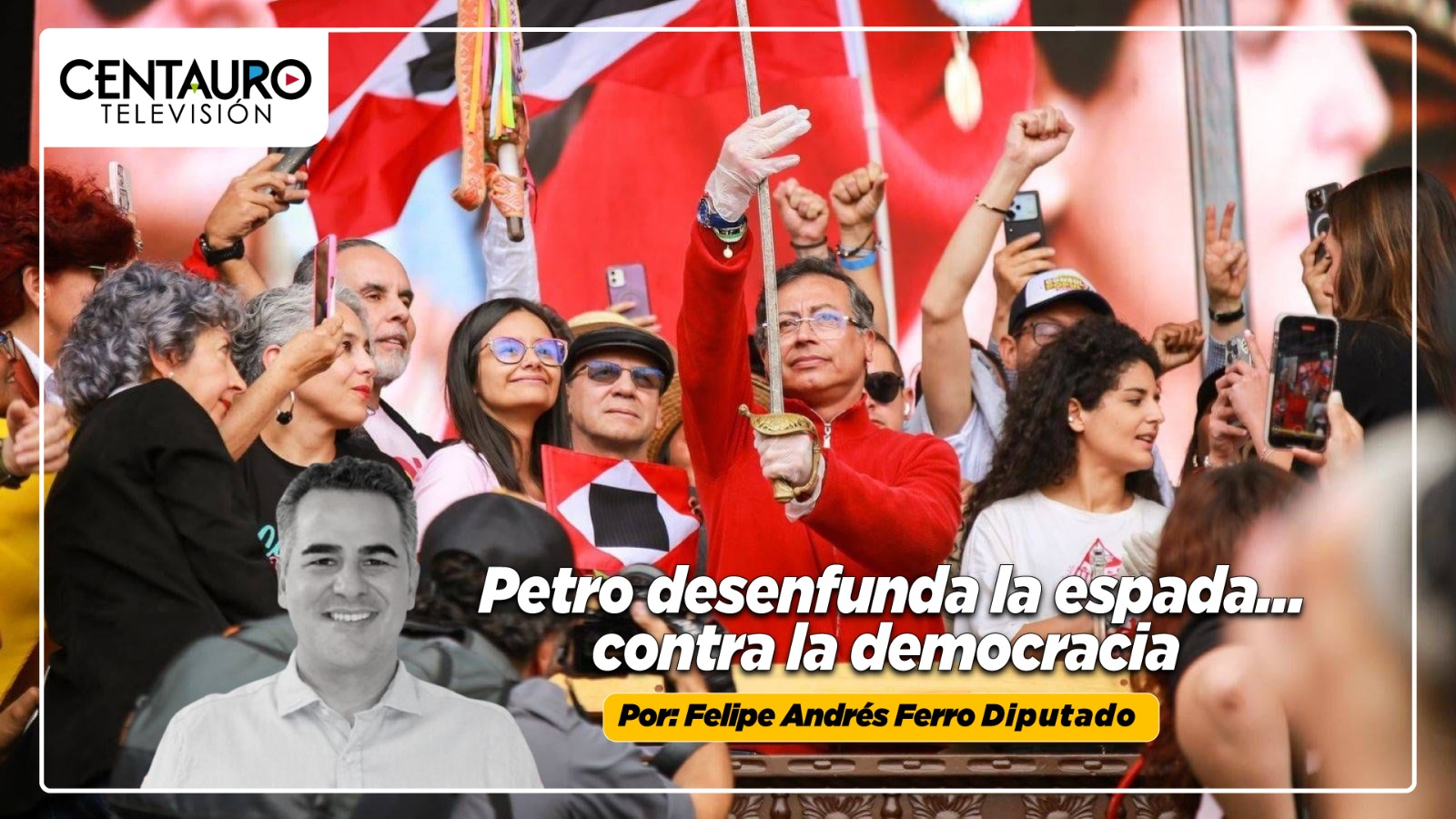Petro desenfunda la espada… contra la democracia