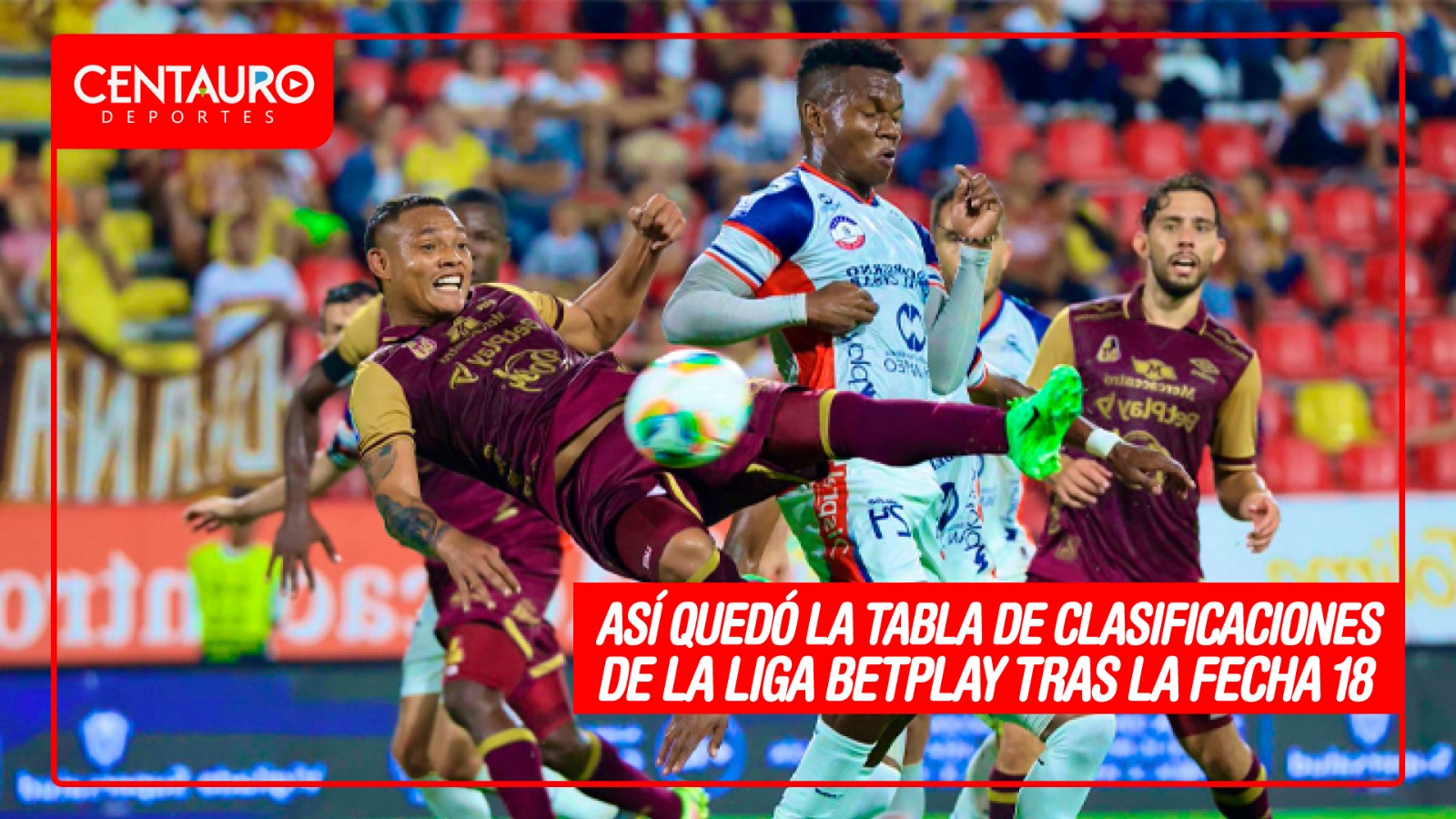 Así quedó la tabla de clasificaciones de la Liga BetPlay tras la fecha 18