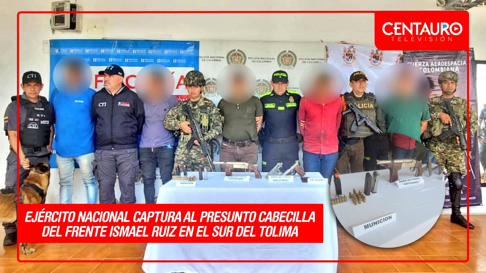Ejército Nacional captura al presunto cabecilla del Frente Ismael Ruiz en el sur del Tolima