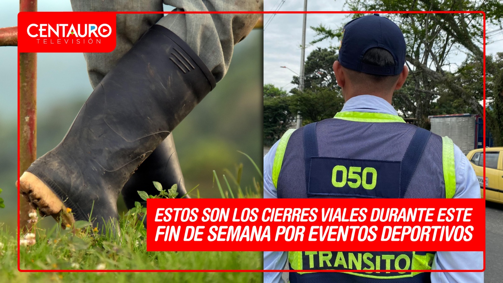 Estos son los cierres viales durante este fin de semana por eventos deportivos