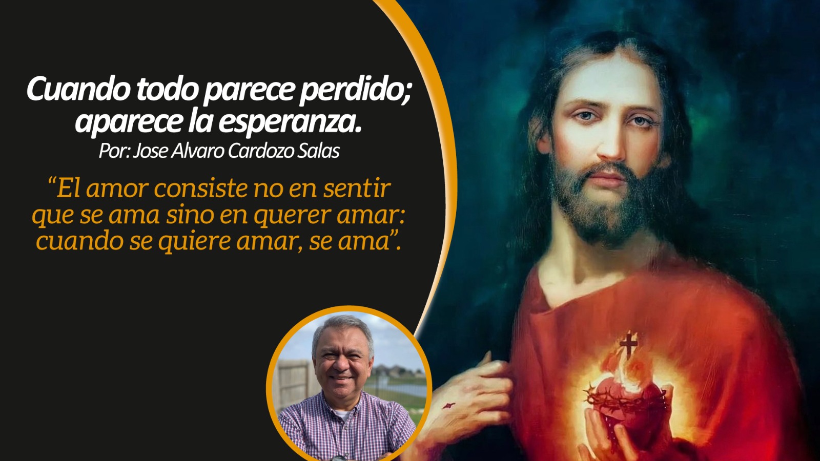 Cuando todo parece perdido; aparece la esperanza.