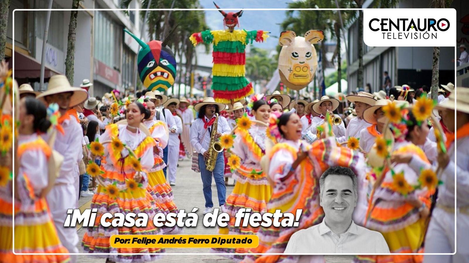 ¡Mi casa está de fiesta!