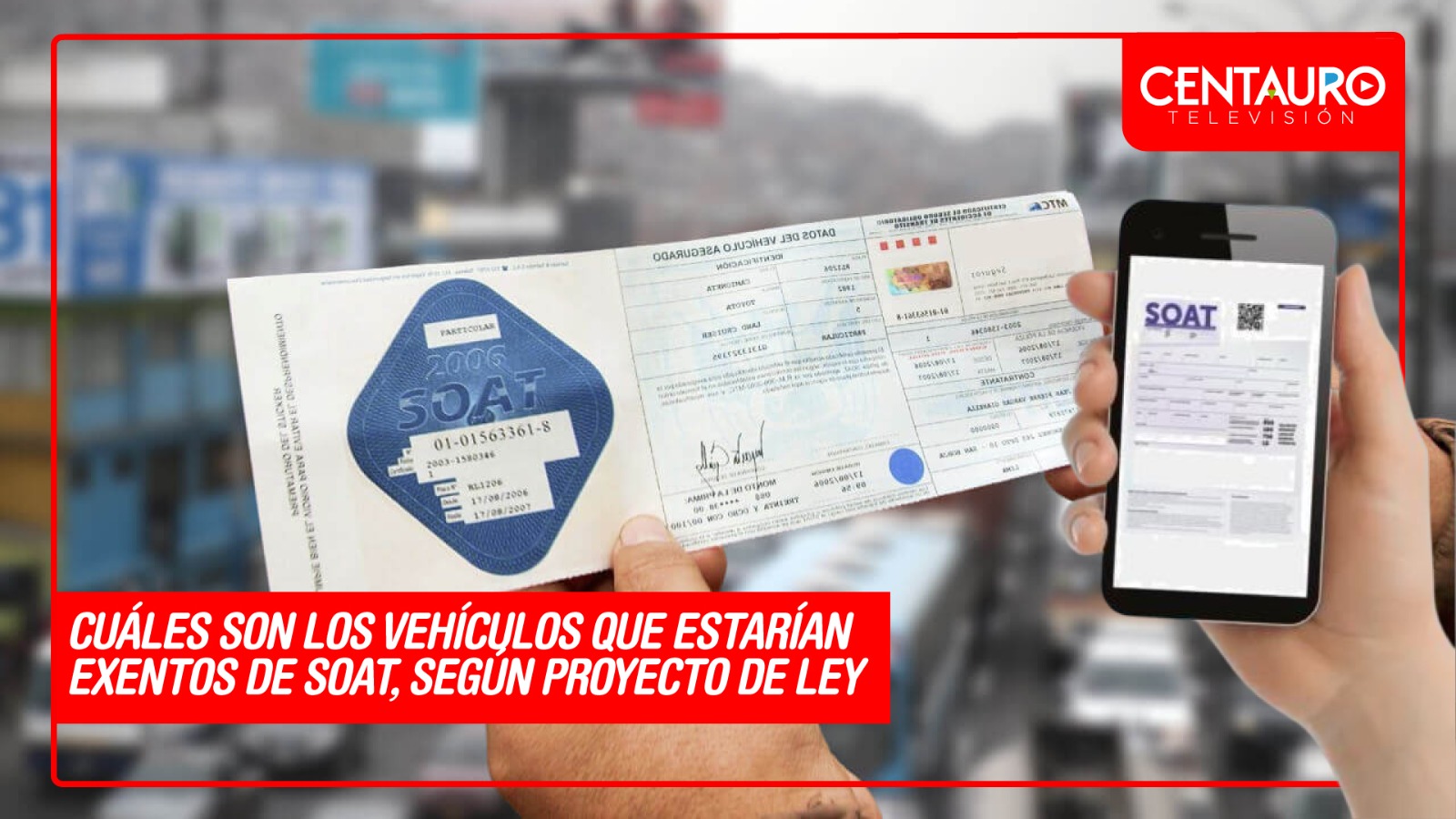 Cuáles son los vehículos que estarían exentos de Soat, según proyecto de ley