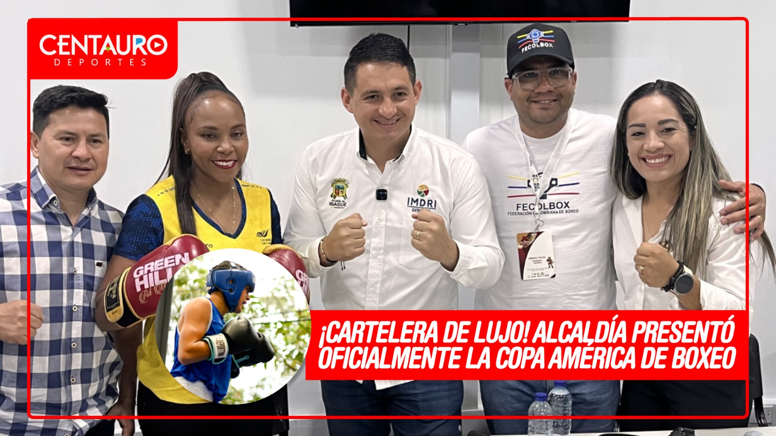 Alcaldía presentó oficialmente la Copa América de Boxeo