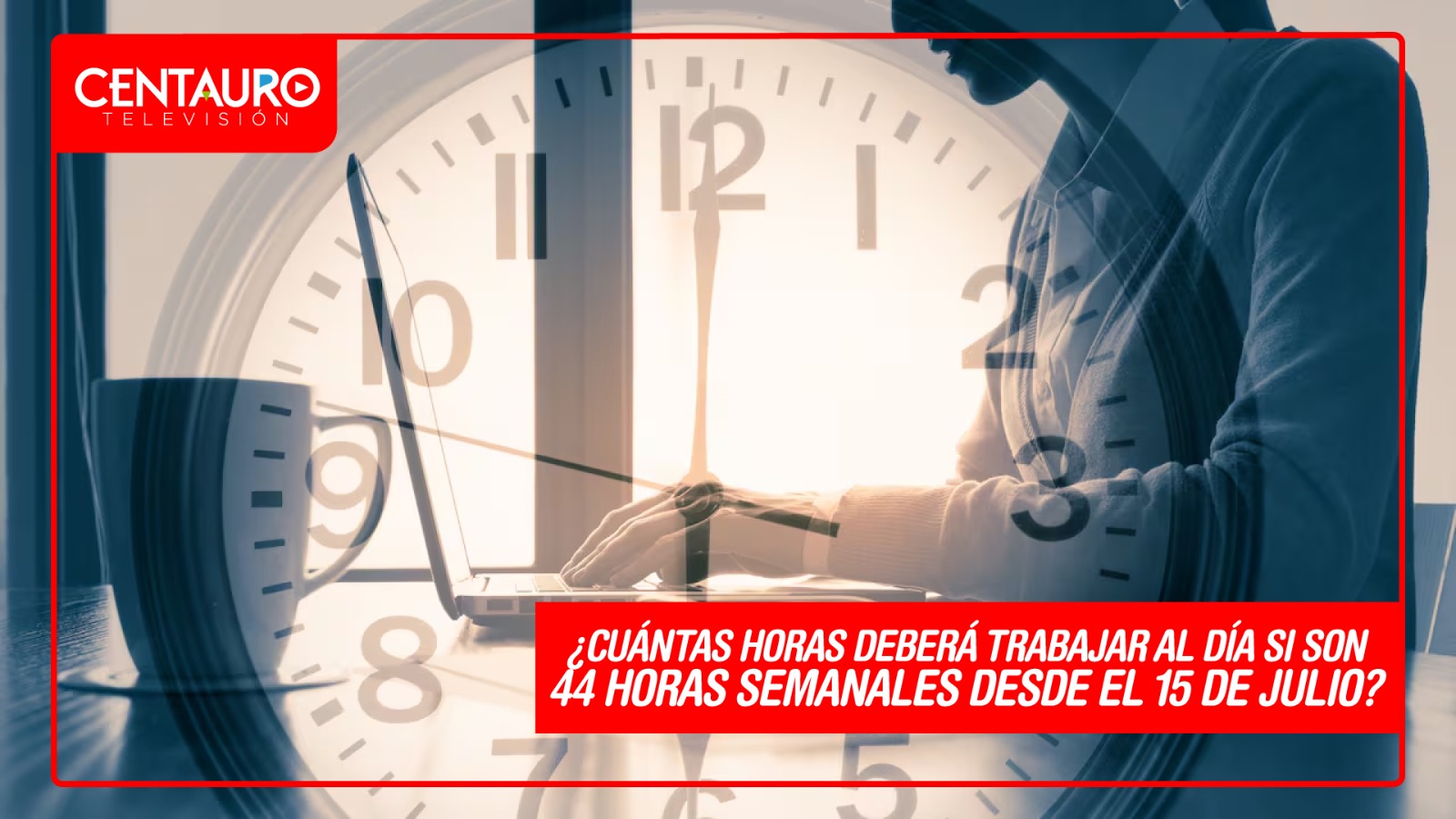¿Cuántas horas deberá trabajar al día si son 44 horas semanales desde el 15 de julio?